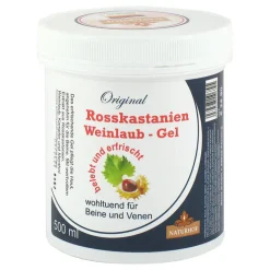 Rosskastanien + Weinlaub Gel, 500 ml