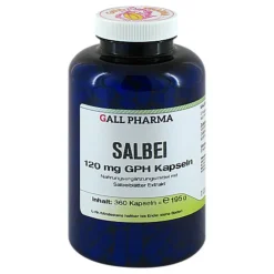 Hecht Pharma Salbei 120 mg GPH Kapseln, 360 St> Mikronährstoffe