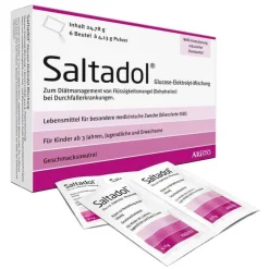 Saltadol Elektrolyt Pulver zur Her.e.Lösung zum Einnehmen, 6 St