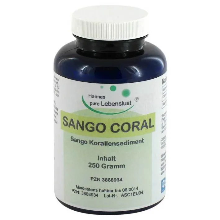 Hannes pure Lebenslust Sango Coral pur Pulver, 250 g> Magnesium