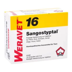 Sangostyptal 16 vet. Ampullen, 10X2 ml