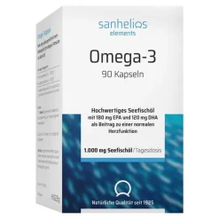 Sanhelios Omega-3 Kapseln 1000, 90 St> Omega 3 Kapseln