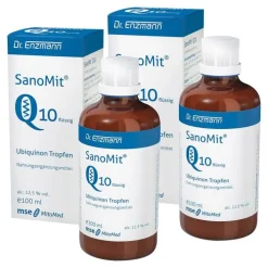 Sanomit Q10 Ubiquinon flüssig, 2x100 ml> Coenzym Q10