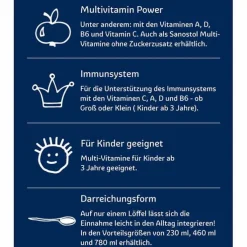 Sanostol ohne Zuckerzusatz , 460 ml