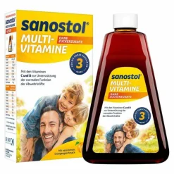 Sanostol ohne Zuckerzusatz , 230 ml>Kinder Multivitamine