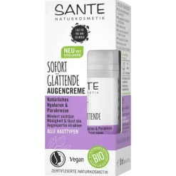 Sante glättende Augencreme Hyaluron & Parakresse, 15 ml> Augenpflege