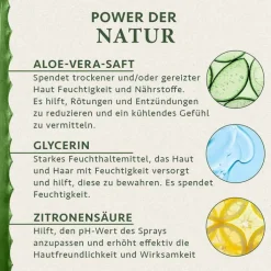 Satin Naturel Bio Aloe Vera Spray vegan, 200 ml