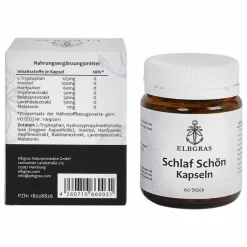 Schlaf Schön Kapseln mit Melatonin, 60 St