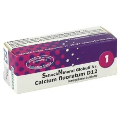 Schuckmineral Globuli 1 Calcium fluoratum D12, 7.5 g> Salze Als Globuli