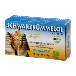 Dynamis Schwarzkümmel Bio ägypt. Kapseln, 60 St> Schwarzkümmelöl|Essentielle Fettsäuren