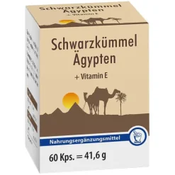 Schwarzkümmel Ägypten + E Kapseln, 60 St
