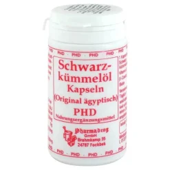 Pharmadrog Schwarzkümmelöl Kapseln original ägypt., 80 St> Essentielle Fettsäuren
