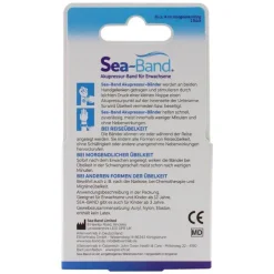 Sea-Band Akupressurband für Erwachsene grau, 2 St