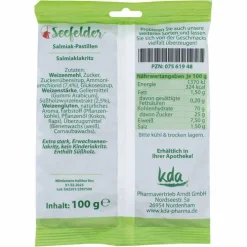 KDA Seefelder Salmiak Pastillen, 100 g> Lakritz