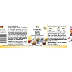 Selen 50 µg Tabletten, 100 St
