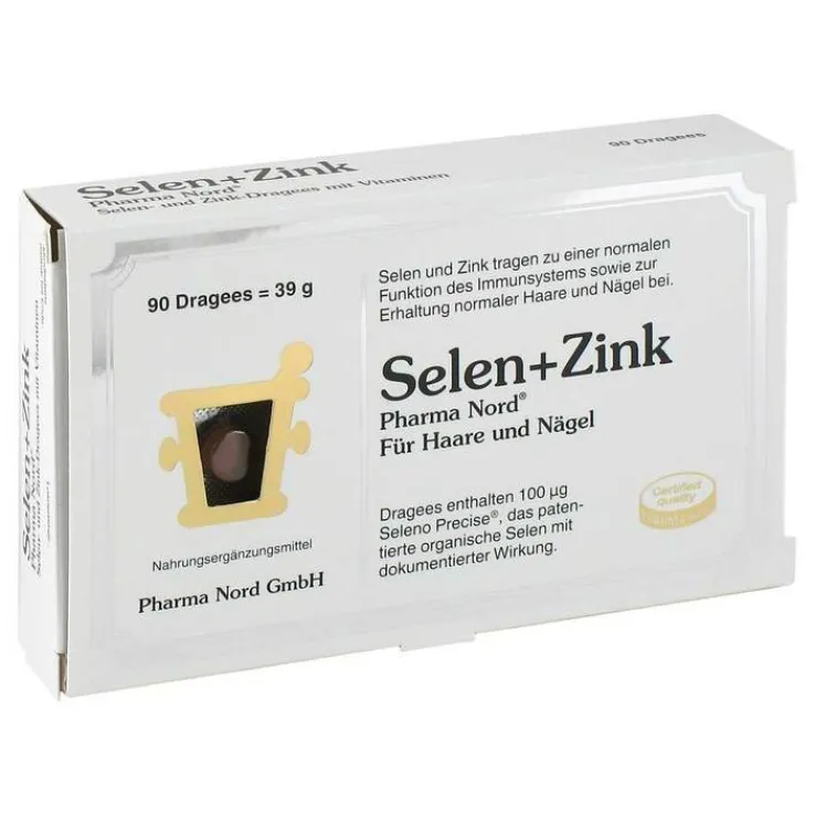 Selen + Zink Pharma Nord Dragees, 90 St