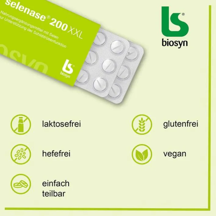 Biosyn Selenase 200 XXL Tabletten, 90 St> Selen