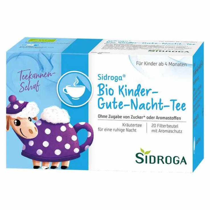 Sidroga Bio Kinder-Gute-Nacht-Tee Filterbeutel, 20X1.5 g