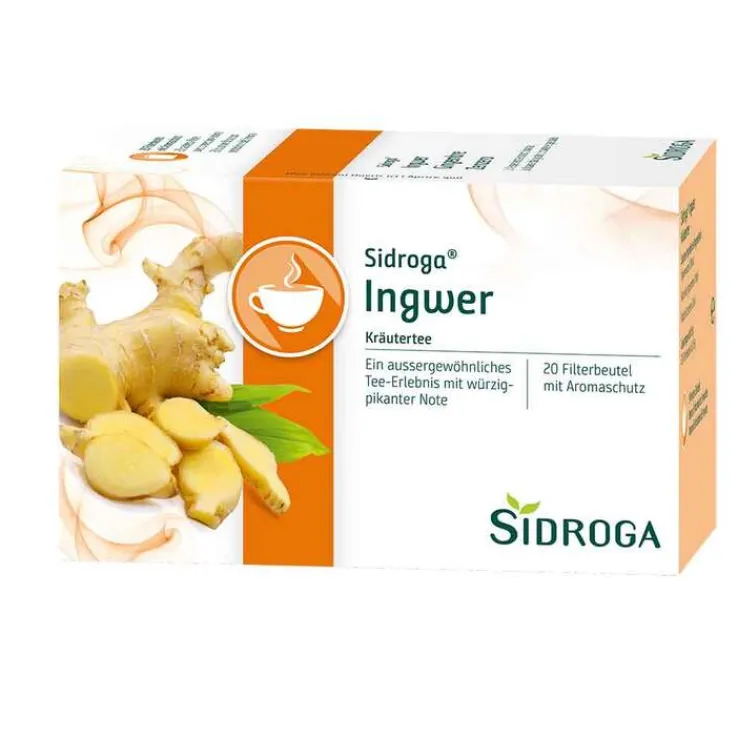 Sidroga Ingwer Tee Filterbeutel, 20X0.75 g