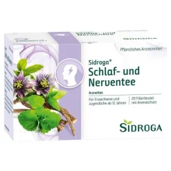 Sidroga Schlaf- und Nerventee Filterbeutel, 20X2.0 g