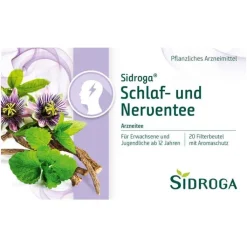 Sidroga Schlaf- und Nerventee Filterbeutel, 20X2.0 g