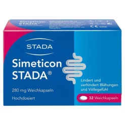 Stada Simeticon ® 280 mg Weichkapseln, 32 St> Medikamente Gegen Blähungen