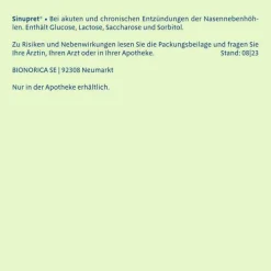 Sinupret ® überzogene Tabletten, 50 St><noscript><img width=