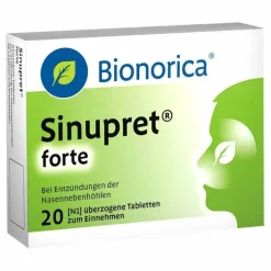 Sinupret forte überzogene Tabletten, 20 St> Schnupfen & Nasennebenhöhlen