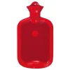 Sänger Gummi Wärmflasche Doppellamelle aus einem Guss rot, 1X2 l