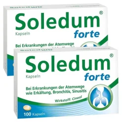Soledum Kapseln forte, 2x100 St> Schnupfen & Nasennebenhöhlen|Hustenlöser