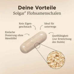 Solgar Flohsamenschalen 500 mg Kapseln, 200 St><noscript><img width=