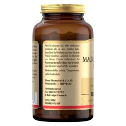 Solgar Magnesium Citrat 200 mg Tabletten, 60 St><noscript><img width=