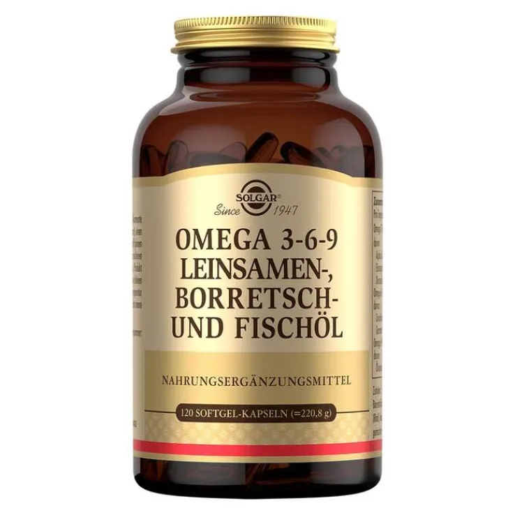 Solgar Omega 3 - 6 - 9 Kapseln, 120 St