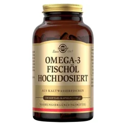 Solgar Omega-3 Fischöl hochdosiert Kapseln, 100 St