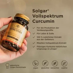 Solgar Vollspektrum Curcumin Kapseln, 30 St