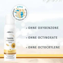 Dr. Theiss Sonne Schutz & Bräune Aerosol-Spray bronze LSF 50, 150 ml><noscript><img width=