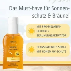 Sonne Schutz & Bräune Spray bronze LSF 30, 200 ml