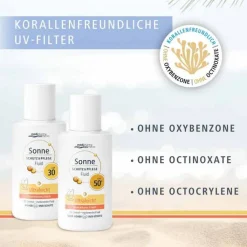 Sonne Schutz & Pflege Fluid ultraleicht LSF 50 + , 50 ml