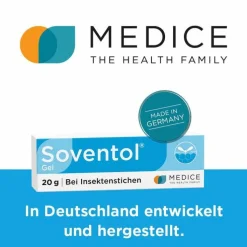 Soventol Gel bei Insektenstichen und Juckreiz auf der Haut, 20 g