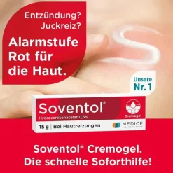 Soventol ® HydroCortisonacetat 0,5% Cremogel bei Hautentzündungen, 15 g><noscript><img width=