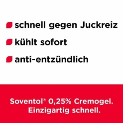 Soventol ® Hydrocortisonacetat 0,25% Cremogel bei Hautentzündungen, 20 g><noscript><img width=