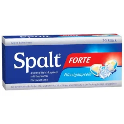 Spalt ® FORTE Weichkapseln, 20 St> Zahnschmerztabletten|Regelschmerzen Tabletten