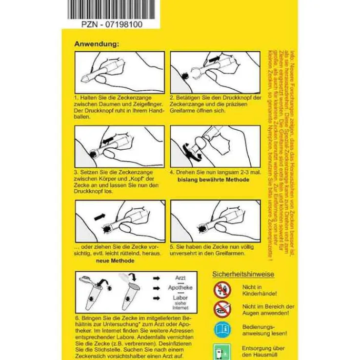 Spezial-Zeckenzange, 1 St