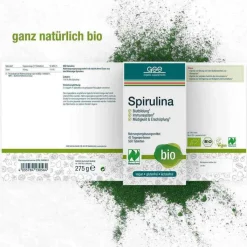Spirulina 500 mg Bio Naturland Tabletten, 550 St