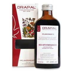 Spitzwegerichblätter Bio Pflanzensaft Drapal, 200 ml> Sonstige Bio Produkte