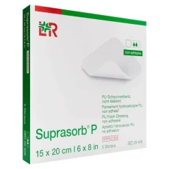Suprasorb P PU-Schaumv.15x20 cm nicht klebend, 5 St> Wundverband