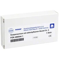 Suspensorium Größe 6 abknöpfbarer Beutel, 1 St