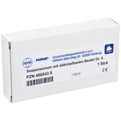 Param Suspensorium Größe 5 abknöpfbarer Beutel, 1 St> Suspensorium|Suspensorien