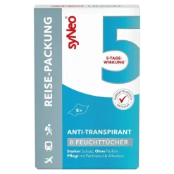 syNeo 5 Antitranspirant Reise-Packung unisex Tücher, 8X2.5 ml