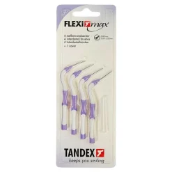 Tandex Flexi max Zahnbürs.purple 0,8mm konisch, 4 St> Zwischenraumreinigung